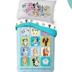 New Sunny Side Up Bluey & Friends Bingo 4 Piece Toddler Comforter Bedding Set. Fixed Price $40.00.
