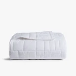 Full/queen Cozy Block Quilt White - Parachute. Fixed Price $111.75.