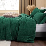 Chixpace Flannel Fleece Comforter Set - Furry Green FULL(82"X86"),. Fixed Price $81.82.