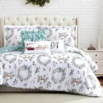 Southshore 6-PIECE Christmas Bedding Queen, 2 Pillows Shams Happy Holidays. Fixed Price $95.56.