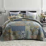 Wistown Cotton Bedspread Bedding Coverlet Queen, Rustic Sage Green Patchwork. Fixed Price $98.73.