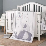 3PCS Cotton Crib Linen Kit For Boy Girl Baby Bedding Set Includes Quilt/. Fixed Price $46.99.