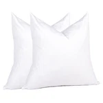 Puredown 18 X Decorative Feather Throw Pillow Inserts (set Of 2, Whi.... Fixed Price $43.65.