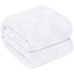 Oakias 100% Cotton Blanket Queen Size, White 90 X Inches 350 Gsm Soft. Fixed Price $35.69.