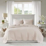 Madison Park Tuscany Quilt Set-casual Damask Medallion Stitching Lightweig Queen. Fixed Price $65.99.