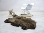 Real British Sheepskin Rug Brown Beige Deep Pile Chair Cover Area 150/1. Fixed Price $161.04.