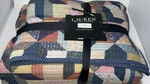 Ralph Lauren Walford Reversible Patchwork Quilt Twin 70"X 90" Navy/ Multi $180. Fixed Price $117.00.