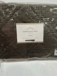 Pottery Barn Washed Velvet Silk Diamond Standard Sham Flagstone Gray. Fixed Price $49.00.