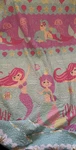 Oliven Reversible Quilt Bedspread Blanket Nice Full Queen Mermaids Octopus 90". Fixed Price $15.00.
