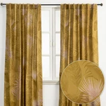 Maison D' Hermine Cotton Curtains For Living Room, 124" L, One Panel. Fixed Price $54.98.