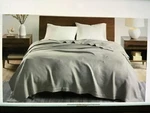 Madison Park Blanket Grey 90X90 Full/queen Size Knit Egyptian Cotton (795). Fixed Price $53.99.