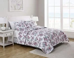Tahari Home King Comforter Set, 3-PIECE Bedding With Matching Shams, Lightw.... Fixed Price $74.80.