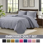 Lightweight Summer Bedspread Sets Soft Reversible Quilt Bedding Twin Queen King. Fixed Price $29.99.