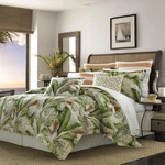 New Tommy Bahama Palmiers 100% Cotton Queen Duvet Cover + 2 Shams. Fixed Price $194.97.