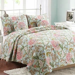 Riemer Floral 100% Cotton Reversible Quilt Set, Bedspread, Coverlet. Fixed Price $79.99.