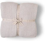 Barefoot Dreams - Ultra Soft Plush Microfiber Ribbed Blanket, Beige, Full. Fixed Price $119.99.