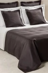 Frette Hotel $550 H. C. Melody Full / Queen Coverlet Bedspread Dark Grey Italy. Fixed Price $390.00.