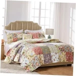 Greenland Home Blooming Prairie Cotton Patchwork Quilt Set, 4-PIECE Twin/xl. Fixed Price $113.72.