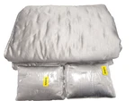 Hotel Collection Glint Full / Queen Quilted Coverlet And Two Shams Silver. Fixed Price $124.99.