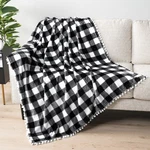 Pompom Blanket With Fringe Soft Cozy Lightweight Plush Throw Sofa Cute Decor. Fixed Price $28.99.