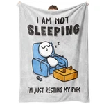 Gomelley Funny Gifts For Men, Dad, Husband, 60 X 50 Inches, Gray. Fixed Price $31.70.