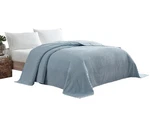 Beatrice Home Fashions Channel Chenille Bedspread, Queen, Blue. Fixed Price $117.19.