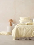 Linen House Nimes Lemon Quilt Cover Set. Fixed Price $131.92.