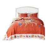 Benjara Xan 3PC Queen Bedspread And Pillow Sham Set- Bouquet Print- Multicolor. Fixed Price $204.48.