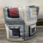 Pottery Barn Lassen Handcrafted Applique Quilt King/cal. Blue Multi Nwot. Fixed Price $249.95.