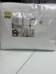 Hotel Collection Linen Blend Diamond Dobby Queen Quilted Coverlet Set White. Fixed Price $91.99.