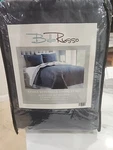 Bella Russo Queen 3 Piece Reversible Coverlet Quilt Set Navy Blue New. Fixed Price $12.50.