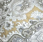 Echo Pillow Sham Set Std - Cream Gray Grey Khaki Gold French Country World. Fixed Price $16.49.