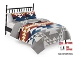 Pendleton Explorer Quilt Bedding Set With 2 Shams Premium Full/queen Grey. Fixed Price $346.99.
