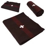 Swiss Army Wool Blanket With Cross 62X80 Fire Retardant Safety. Fixed Price $43.99.