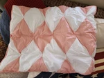 New Pottery Barn Emily Meritt Harlequin Pintuck Diamond Quilted Standard Sham. Fixed Price $29.50.
