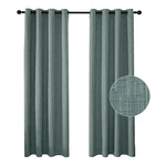 Jacquard Linen Curtains 108 Inch Length 2 Panels Thick Faux Blended Win.... Fixed Price $102.49.