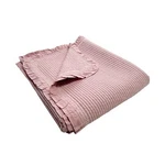 100% Cotton Frilled Bed Coverlet, Blanket Full/double Size 79 X91. Fixed Price $125.07.