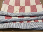 As-is Rare! Twin Blueberry Farm Patriotic Red Quilt Ralph Lauren Project. Fixed Price $69.95.