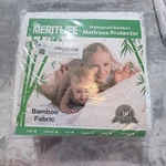 Meritlife Waterproof Bamboo Mattress Protector Queen Size 10 Year Warranty. Fixed Price $29.99.