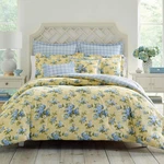 Reversible King Duvet Set With Floral Design & Bonus Pillow. Fixed Price $199.99.