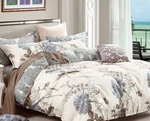 Open Box Item: Daisy Silhouette 100% Cotton Bedding Set: 3PC Duvet Cover. Fixed Price $24.99.