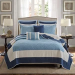 Madison Park Attingham Reversible Quilt Set - All Season Breathable Coverlet. Fixed Price $250.20.