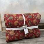 Pottery Barn Lucille Reversible Quilt Full/queen Red Multicolor Flaws Read. Fixed Price $189.95.