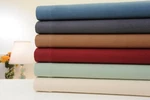 Bibb Home 100% Cotton Solid Flannel Set - Cozy Soft Deep Pocket. Fixed Price $40.99.