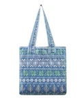 Martha Stewart Collection Blue Sweater Quilt Bag Set, Full/queen. Fixed Price $29.99.