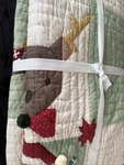 Pottery Barn Kids Holiday Heritage Full Queen Patchwork Quilt Christmas Sample. Fixed Price $175.00.