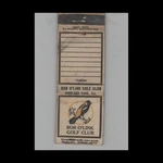 1930S Matchbook Cover Diamond Quality Bob O'link Golf Club Highland Park Il. Fixed Price $7.95.