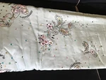 $850 Nwt Yves Delorme 100% Silk Counterpane Throw Blanket Glace Green Sparkles. Fixed Price $395.00.