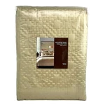 Hudson Park Collection Delancy King Quilted Coverlet Gold $470. Fixed Price $106.72.