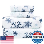 Lodge & Linen Flannel Sheets Queen Size Rich Cotton High Gsm Bed. Fixed Price $92.97.